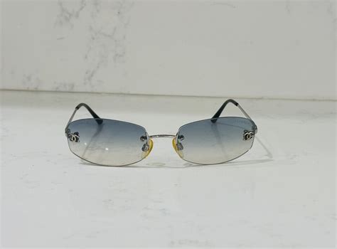 Vintage Chanel Rimless Sunglasses 4002 C.124/55 54019 130